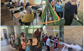 센터에서는 어르신 및 종사자들 대상으로 2025년 하반기 소방안전교육 및 재난대피훈련을 진행하였습니다.화재 및 재난상황에 대한 교육과 대피훈련을 진행하고, 소화기 사용방법에 대해 배워보는 시간을 가졌으며이번 시간을 통해 재난상황에 대한 대처능력과 안전사고에 대한 경각심을 높일 수 있었습니다.앞으로도 어르신들이 안전하게 센터를 이용하실 수 있도록 노력하겠습니다.▣ 일 시: 2025. 10. 28(화), 10:30~11:30▣ 장 소: 센터 내부 및 복지관 주차장&nbsp;